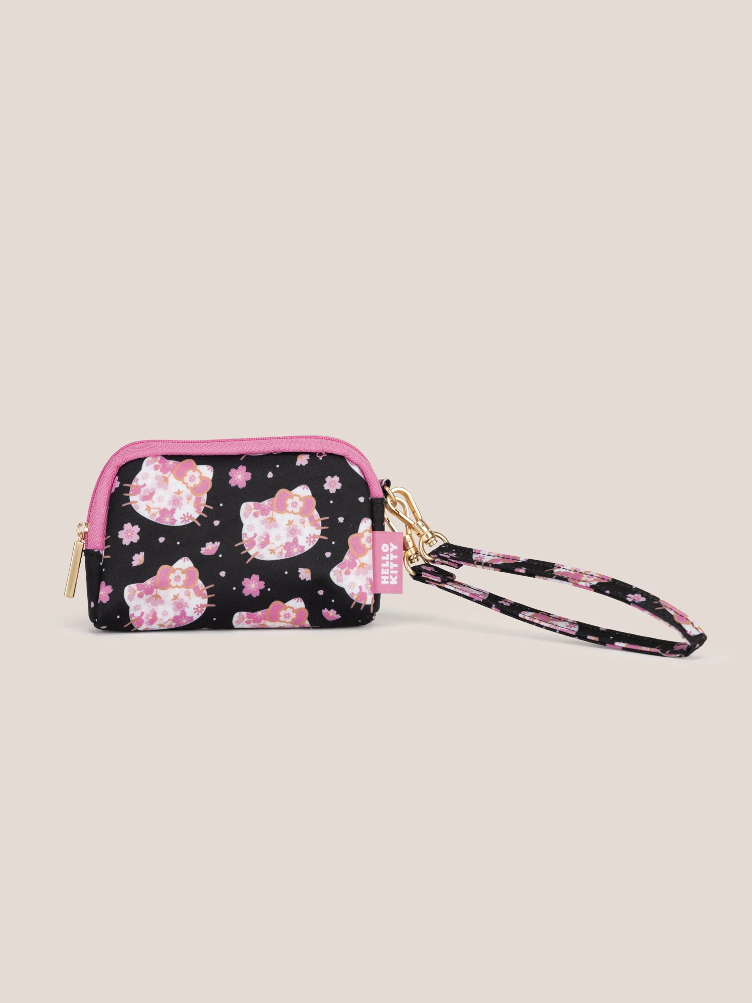 Hello Kitty® × JuJuBe Cherry Blossoms Be Set 3-Piece Pouch Set — Black and Pink - Image 5