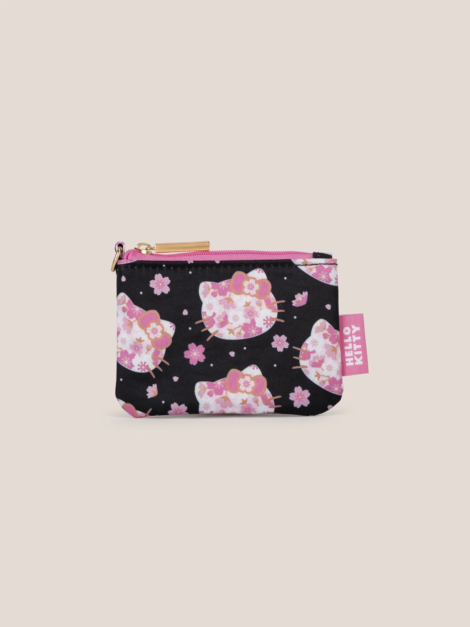 Hello Kitty® × JuJuBe Cherry Blossoms Be Set 3-Piece Pouch Set — Black and Pink - Image 6