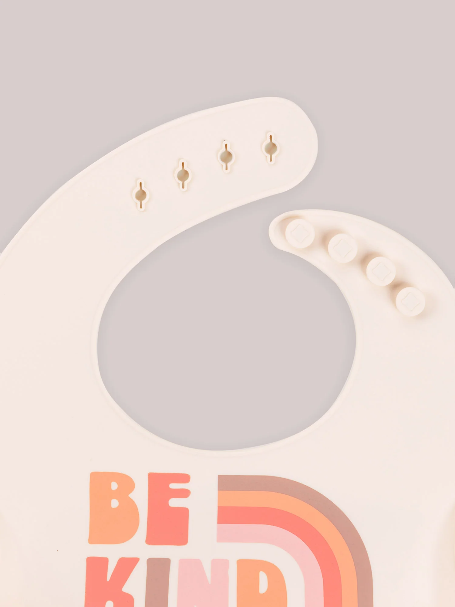 Silicone Bib - Be Kind Rainbows - Image 4
