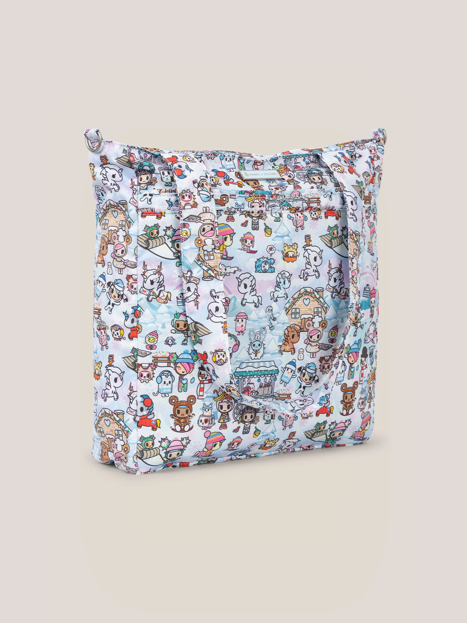 tokidoki Snow Day Be Light Diaper Bag Tote — Ice Blue - Image 4