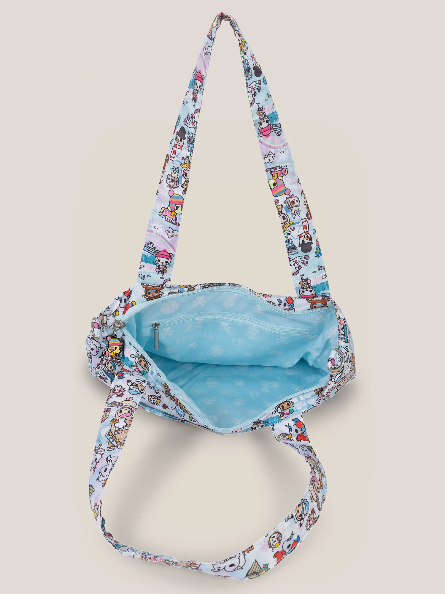 tokidoki Snow Day Be Light Diaper Bag Tote — Ice Blue - Image 6
