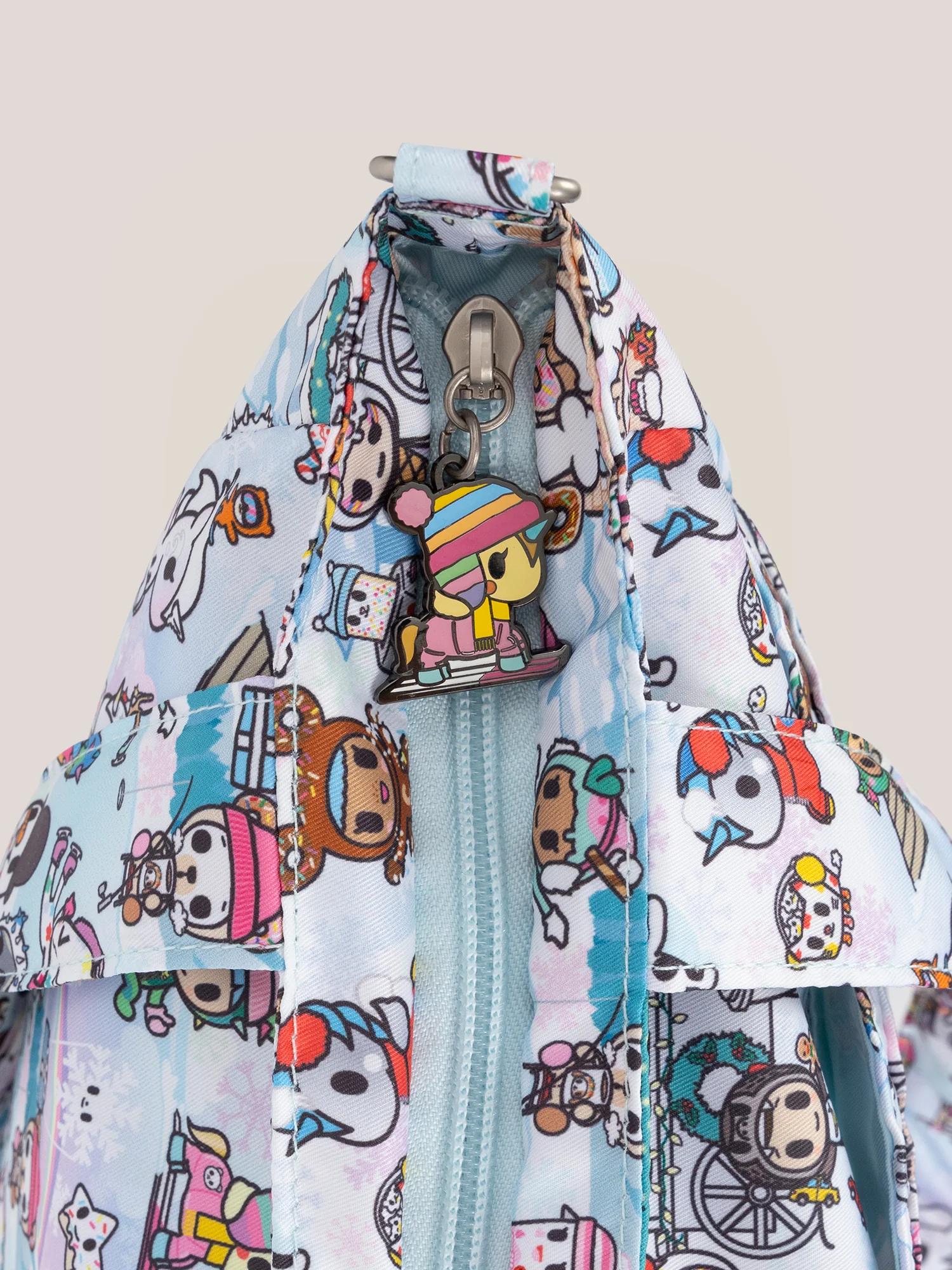 tokidoki Snow Day Be Light Diaper Bag Tote — Ice Blue - Image 7