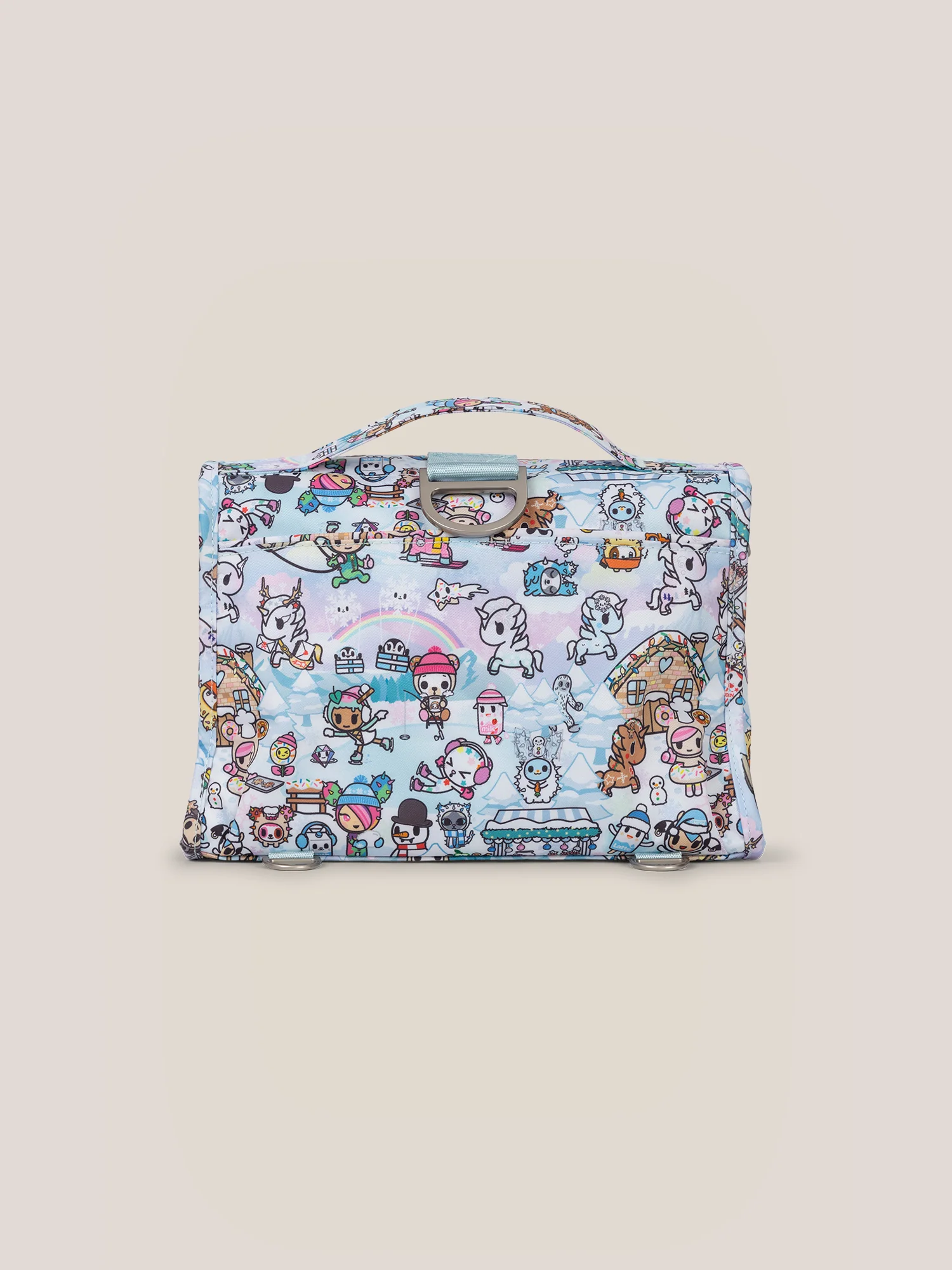 tokidoki Snow Day Bestie Small Messenger Handbag, Backpack — Ice Blue - Image 6