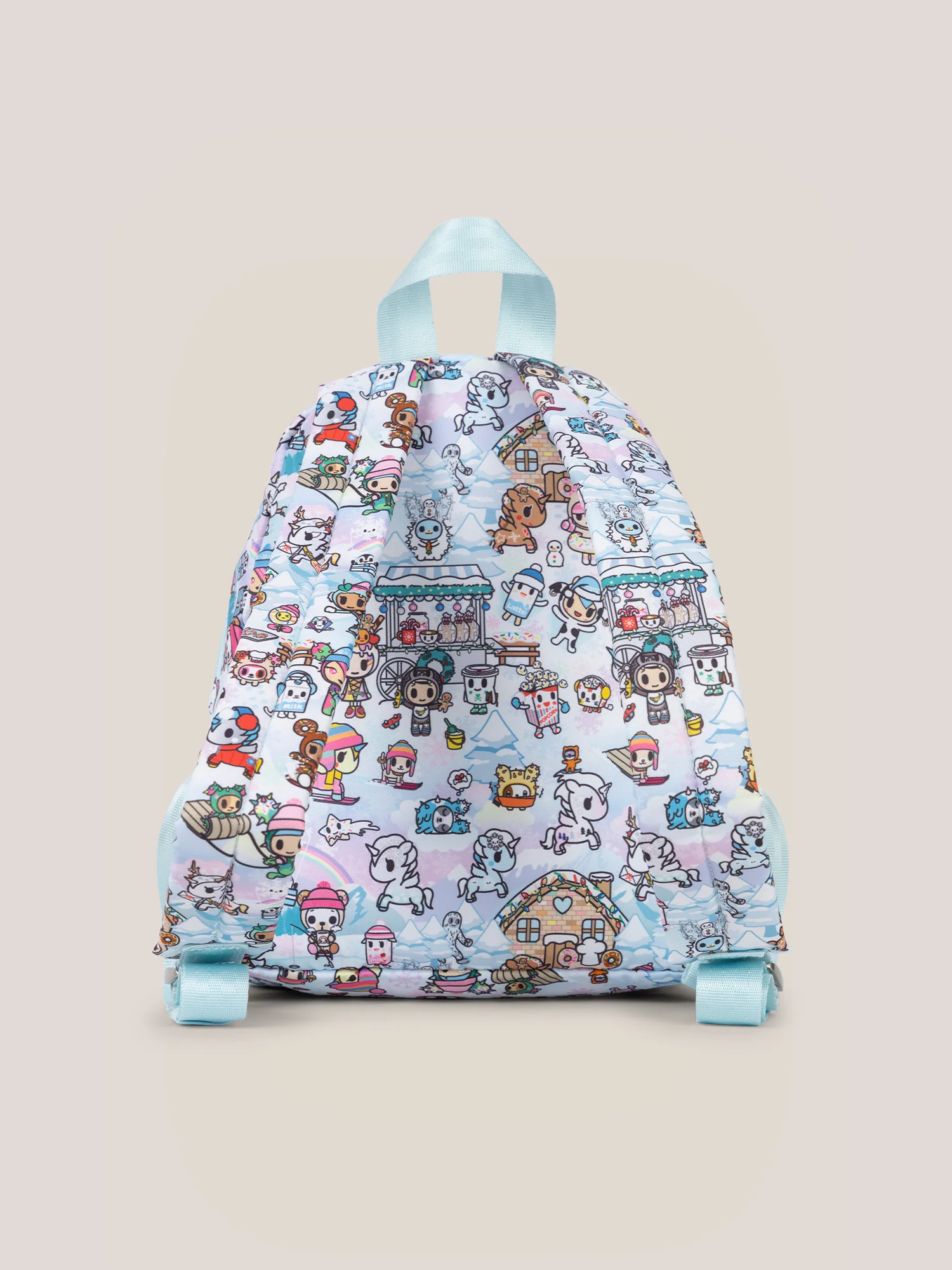 tokidoki Snow Day Everyday Mini Small Diaper Bag Backpack — Ice Blue - Image 5