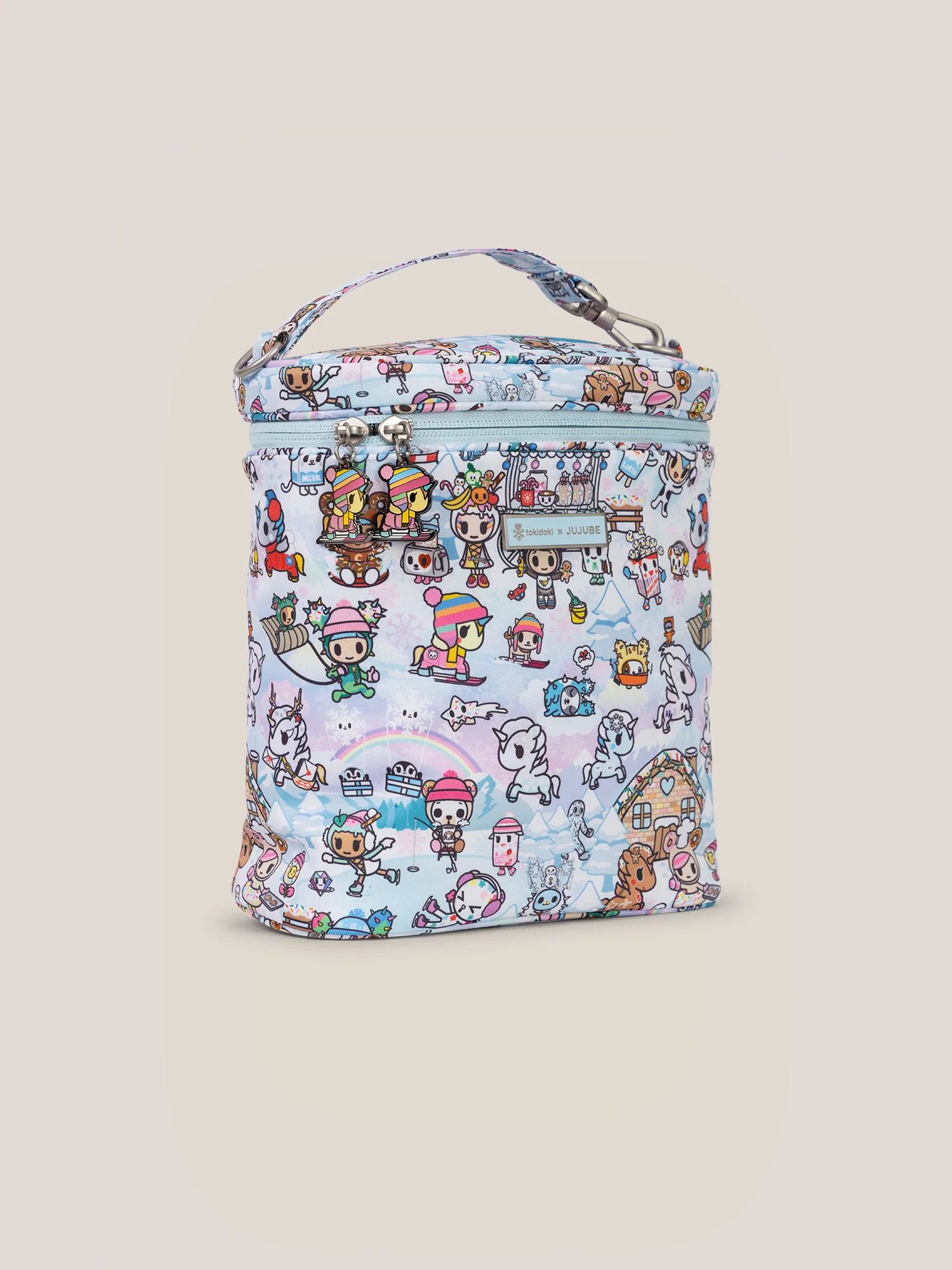 tokidoki Snow Day Fuel Cell Insulated Bottle Bag — Ice Blue - Image 4